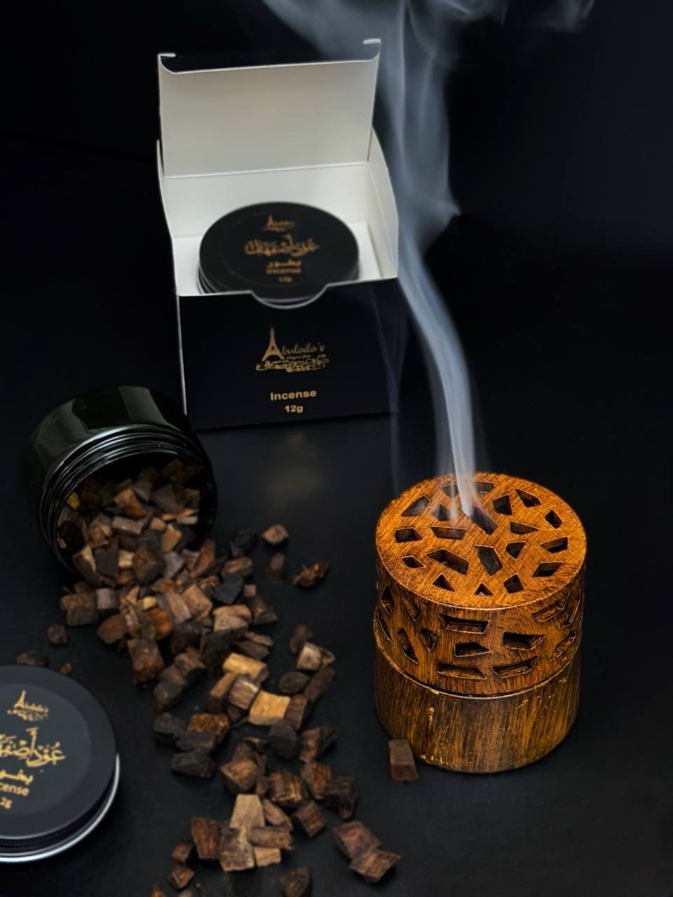 Abulaila Oud Ispahan Incense + المبخرة